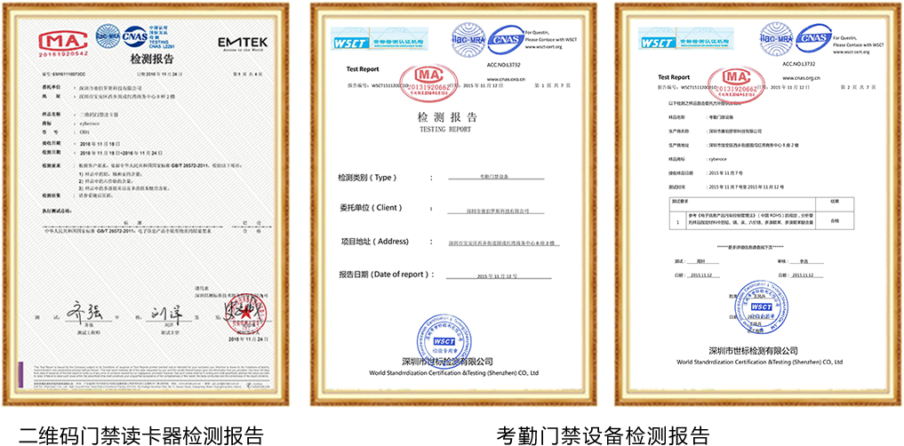 檢測報告 檢測報告